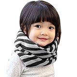 FEITONG&reg; Fashion Child Baby Kids Scarf Colors Stitching O-ring Knit Woolen Baby Scarf Neck Warmer