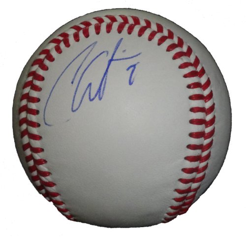 Chone Figgins Autographed ROLB Baseball, Seattle Mariners, Los Angeles Angels of Anaheim, Proof Photo of Chone Signing for Us.