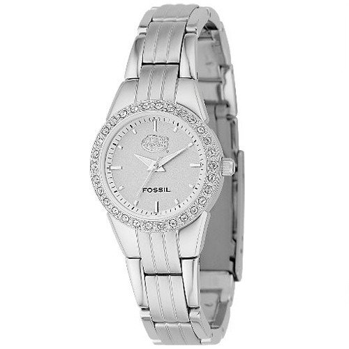 Fossil Florida Gators Ladies Stainless Steel Analog Glitz Watch