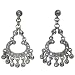 Clear Austrian Crystal Chandel Dangle Earrings