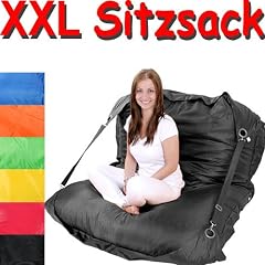 SISK07schwarz Sitzsack 200 x 140 cm