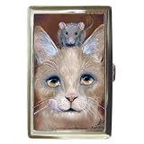 Limited Edition Violano Cigarette Money Case Cat and Mouse