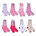 Deer Mum 8 Pairs Girl’s Princess Style Knee High Socks (Pack 8)-multicolor1 (M(7Y-12Y))