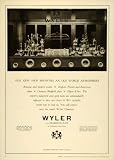 1927 Ad Wyler Shop Antiques Jewels Silver Sheffield Plate Interior Decoration NY - Original Print Ad