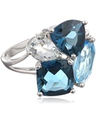 Sterling Silver Gemstone Ring, Size 7