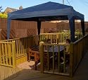 InstaShade Easy Pop Up Canopy Tent - Navy Blue