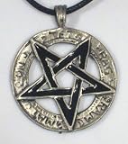 Inverted Pentagram Necklace Crowley Necronomicon Satan