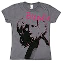 Blondie - Pink Sketch Grey Ladies T-Shirt