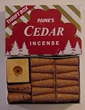50 Paine's Red Cedar Cones With Holder - Thrift Box