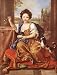 Art, Oil painting reproduction size 24x36 Inch, painting name: Girl Blowing Soap Bubbles, By Mignard Pierre