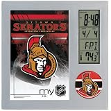Ottawa Senators Digital Desk Clock