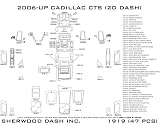 CADILLAC CTS Dash Kit 2006-07