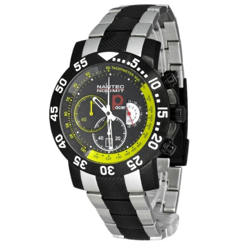 Nautec No Limit Herren-Armbanuhr P-Racer RP QZ/STIPSTBKYL