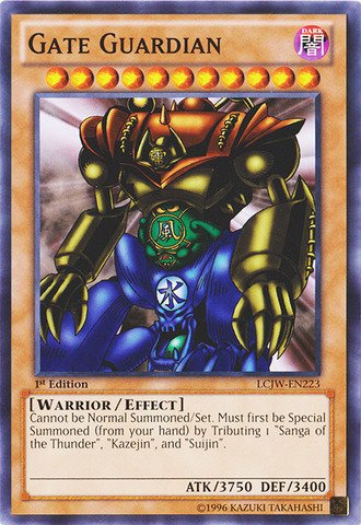 Yu-Gi-Oh! - Gate Guardian (LCJW-EN223) - Legendary Collection 4: Joey's World - 1st Edition - Common