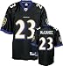 Willis McGahee Black Reebok NFL Premier Baltimore Ravens Jersey - XX-Large