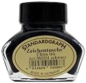 Tusche schwarz 30ml Glas