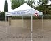 10ftx10ft Replacement Canopy with one detachable Sign display panel in White (Top Only)