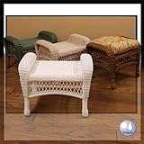 IMAGE OF Chasco Designs 4178-OT-ResinSG Sage Green Sanibel Resin-Aluminum Ottom