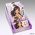 Depesche TopModel Malbuch Create your TopModel Colouring Book 7822 _H Lila version