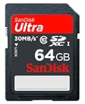 Sandisk SDSDU-064G-U46 Ultra SDXC Cla...