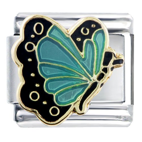 December Blue Zircon Color Butterfly Birthstone Insect Animal Italian Charm