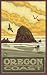 Northwest Art Mall 11" x 17" Poster Haystack Rock Oregon Coast by Paul A. Lanquist
