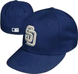 San Diego Padres Navy Road Authentic On-Field Fitted Hat