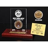Highland Mint MLB New York Mets CitiField Infield Dirt Coin Etched Acrylic