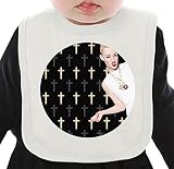 Australian Model Rapper Cross Pattern Portrait ネクタイを有する有機ビブ Medium