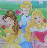 Disney Fairytale Princess Luncheon Napkins - 16 Count