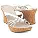 White Mountain Stefania White wedges