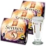 Senseo Hot Choco Geschenkset f�r Weihnachten: 3 x 8 Kakao Pads + Gratis Caf� Smooth Glas