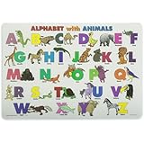 Painless Learning Alphabet with Animals Placemat