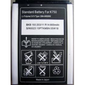 Batterie SONY-ERICSSON ORIGINAL BST-37 comp / D750i / J100i / J220i / J230i / K600i / K608i / K610i / K750i / V600i / W550i / W700i / W710i / W800i / W810i / Z300i / Z520i / Z710i