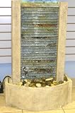 Beckett Mystical Falls Indoor Outdoor Electric Slate Stone Fountain