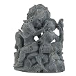 Lord Krishna and Radha Stone Carving (sos049)