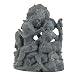 Lord Krishna and Radha Stone Carving (sos049)