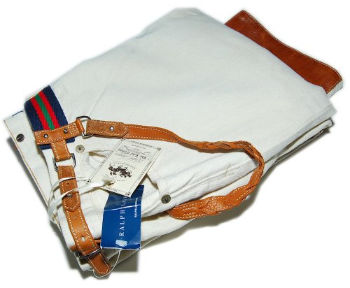 Polo Ralph Lauren Womens Equestrian Leather Jean 