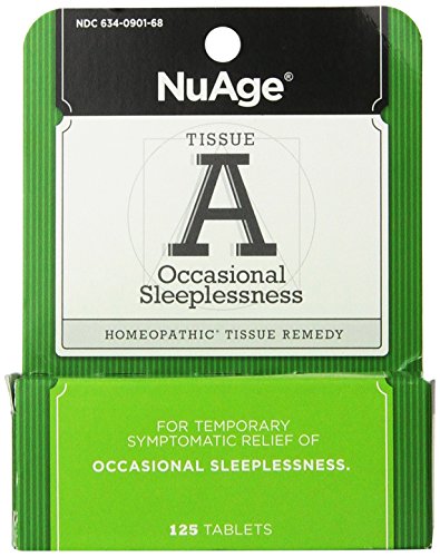 NuAge Labs Tissue A Insomnia Tablets, 125 Count