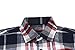 XQS Men's Casual Long Sleeve Button down Plaid Flannel Shirt