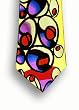 Ties - Olives Print Necktie, Satin Polyester Print Ties - Olives Print Necktie, Satin Polyester Print
