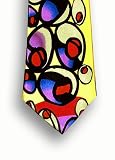 Ties - Olives Print Necktie, Satin Polyester Print
