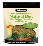 Zupreem Natural Diet Cockatiel Bird Food -- 2.5 lbs