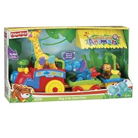 Fisher price amazing animals train features