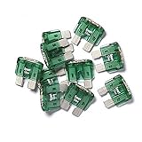 Littelfuse 0ATO030.TPGLO ATO Smart Glow Fast-Acting Automotive Blade Fuse - 10 Piece