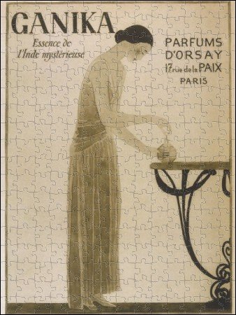 Photo Jigsaw 16x12 (40x30cm) ADVERT/GANIKA PERFUME by Mary Evans