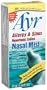 Ayr Allergy & Sinus Hypertonic Saline Nasal Mist, 1.69-Ounce Spray Bottles (Pack of 4)