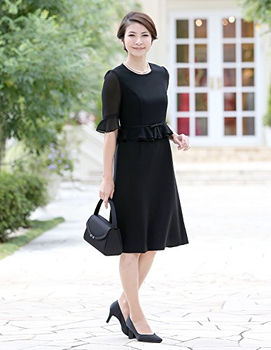 （ニナーズ）nina's ブラックフォーマル 喪服 礼服 レディース 女性用 スーツ ママ 母 セレモニー お受験 入園式 入学式 卒園式 卒業式 お宮参り アンサンブル ワンピース ロング 大きいサイズ CD-005 [5～21号]