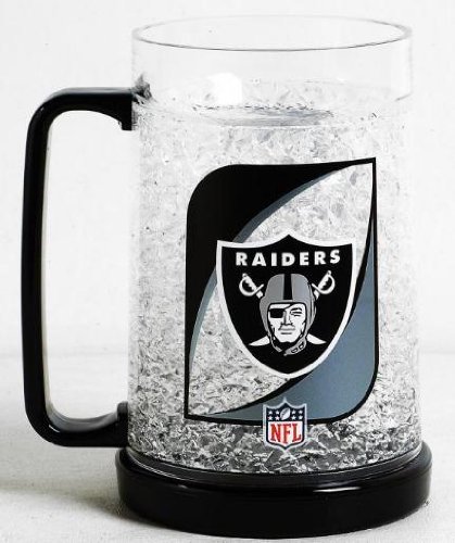 NFL Oakland Raiders 16-Ounce Crystal Freezer Mug