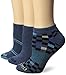 Dickies Women's Ladies Checkered No Show Sock 3 Pack